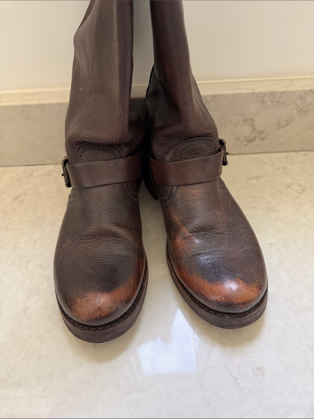 Frye Brown Leather Boot - Picture 3 of 7